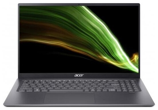 Ноутбук Acer Swift 3 SF316-51-71DT (NX.ABDER.009) / i7-11370H / 16GB / SSD 512GB / 16.1", серый