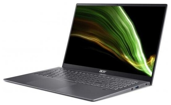 Ноутбук Acer Swift 3 SF316-51-71DT (NX.ABDER.009) / i7-11370H / 16GB / SSD 512GB / 16.1", серый
