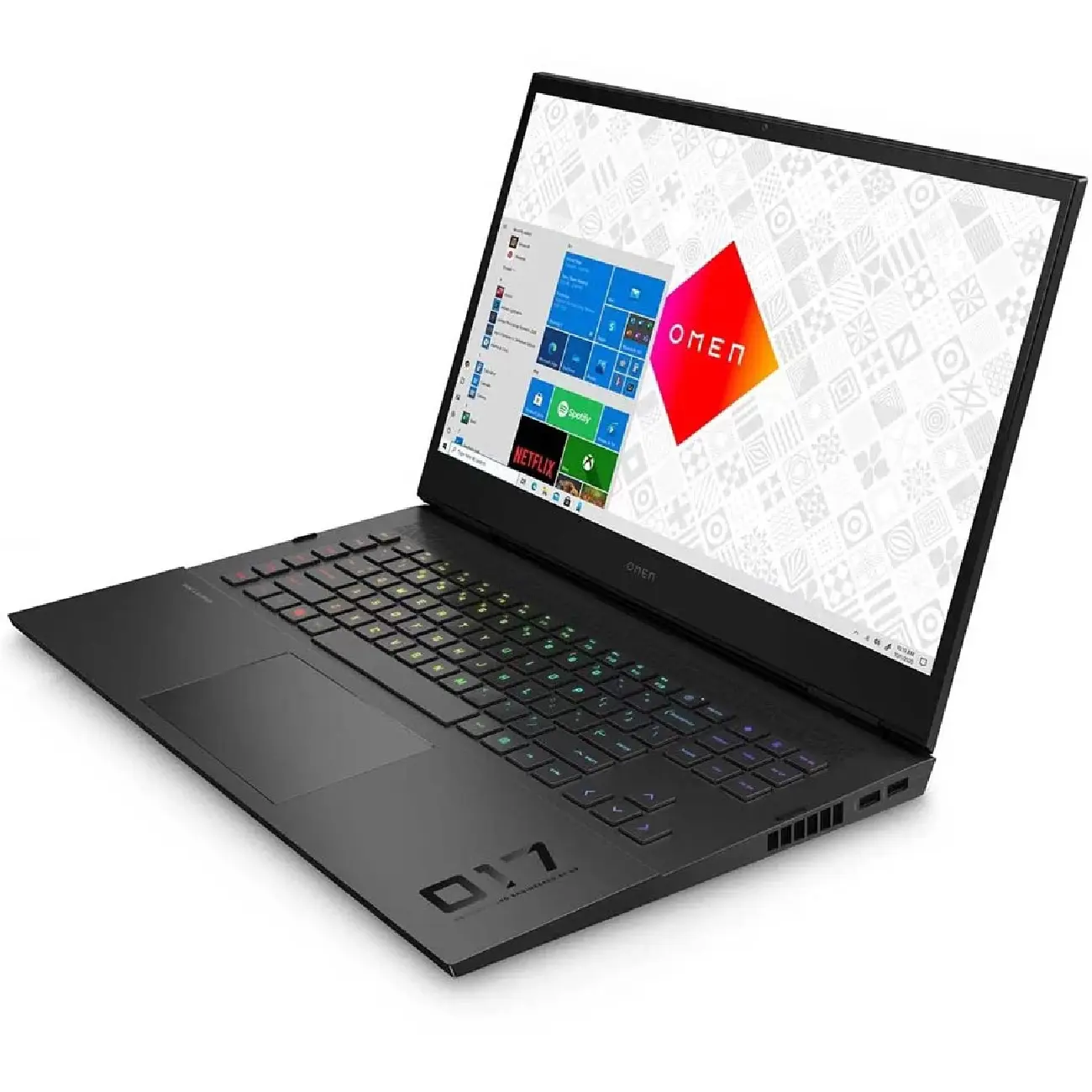 Ноутбук HP OMEN 17-ck0053ur (65B16EA) / i5-11400H / 16GB / SSD 512GB / RTX3060 6GB / 17.3", черный