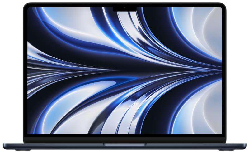 Ноутбук Apple MacBook Air 13 2022 / Apple M2 8-core CPU 8-core GPU / 8GB / SSD 512GB / macOS / 13.3", синий