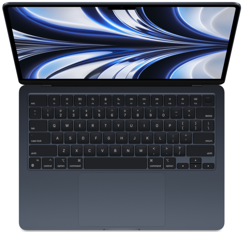 Ноутбук Apple MacBook Air 13 2022 / Apple M2 8-core CPU 8-core GPU / 8GB / SSD 512GB / macOS / 13.3", синий