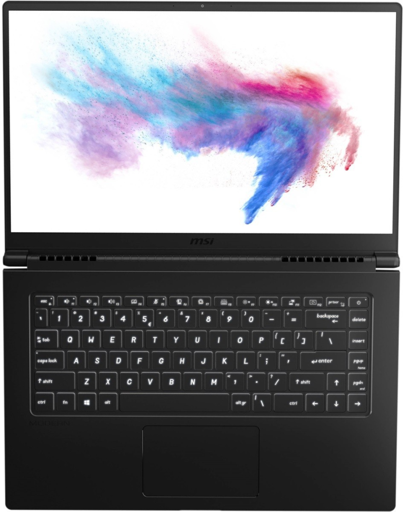 Ноутбук MSI Modern 15 A10M-461US / i5-10210U / 8GB / SSD 256GB /Windows 10 Home / 15.6", черный