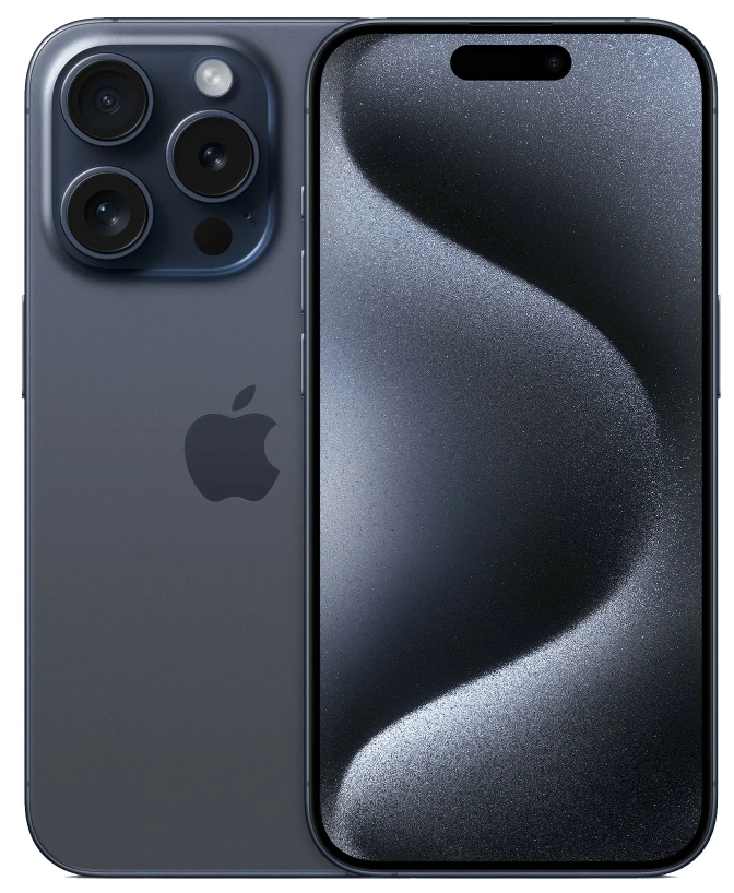Смартфон Apple iPhone 15 Pro 256ГБ (e-sim / nano-sim), синий