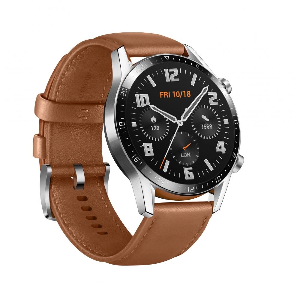 Умные часы Huawei Watch GT 2 Classic 46мм, коричневый