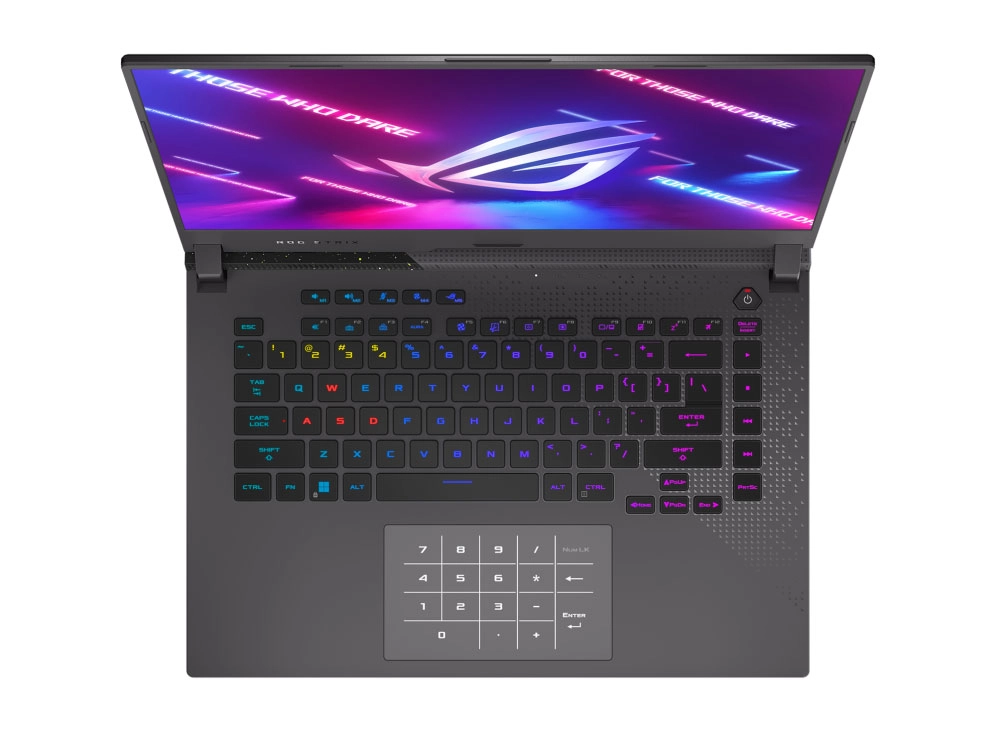 Ноутбук Asus ROG Strix G15 G513QM (90NR0562-M007B0) / AMD R7-5800H / 16GB / SSD 1TB / RTX3070 8GB / Windows 11 Home / 15.6", черный
