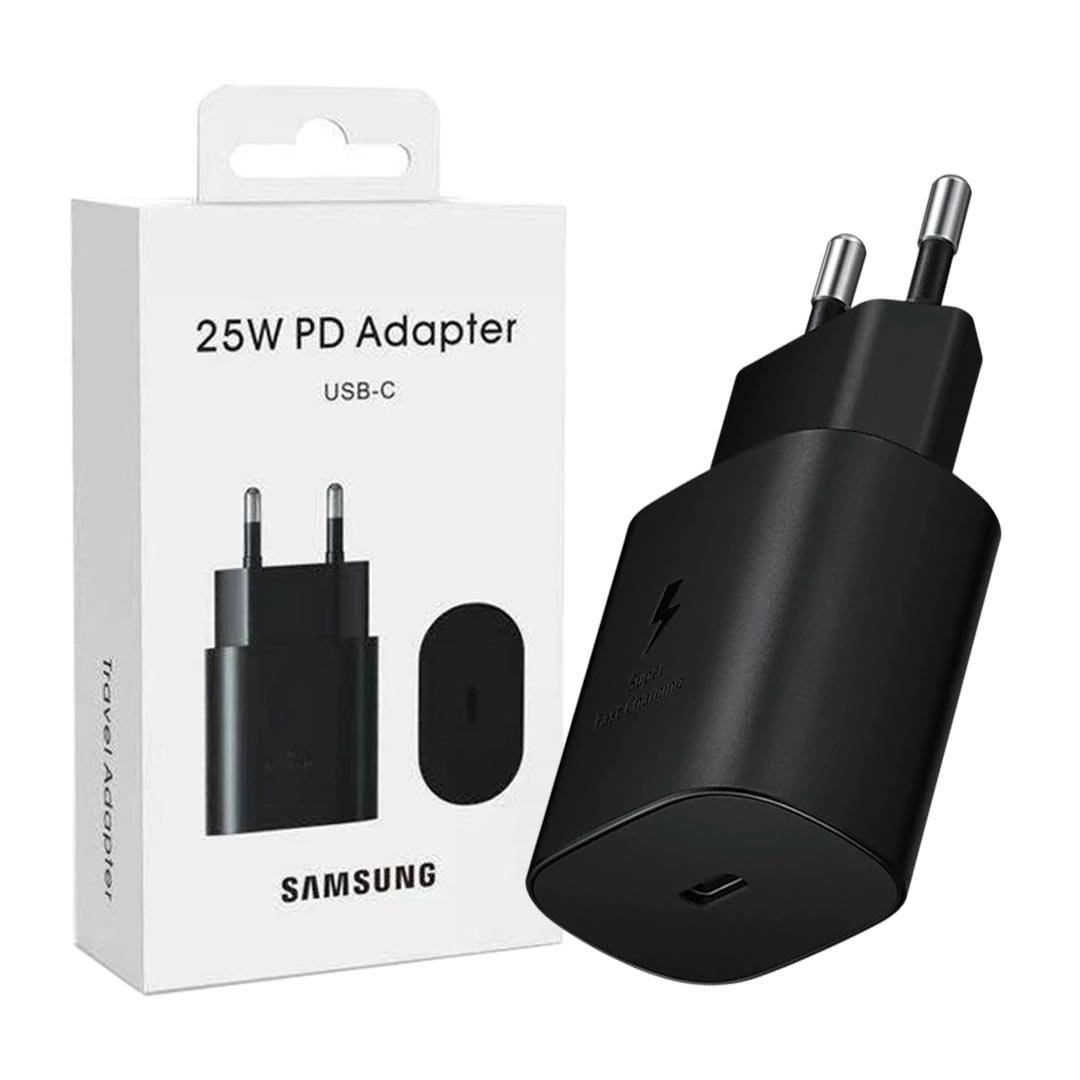 Сетевое зарядное устройство Samsung 25WPD Adapter USB-C, черный