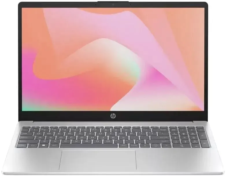 Ноутбук HP 15-fc0003nia (7K2M6EA) / R5-7520U / 8GB / SSD 512GB / 15.6", серебристый