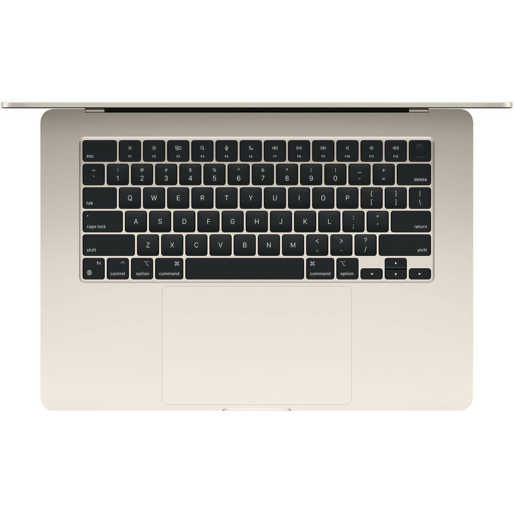 Ноутбук MacBook Air 15.3" Apple M3 (8C CPU/10C GPU), 8 ГБ, 256 ГБ, Сияющая звезда