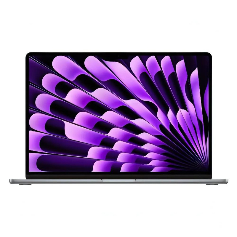 Ноутбук MacBook Air 15.3" Apple M3 (8C CPU/10C GPU), 8 ГБ, 256 ГБ, Серый космос