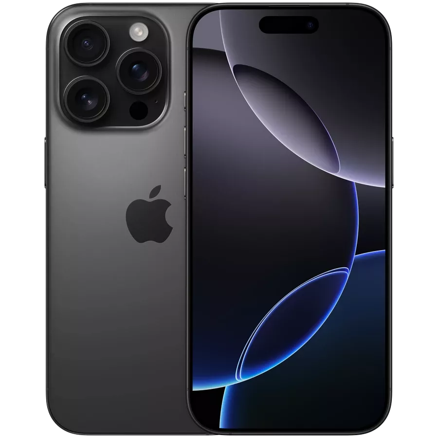 Смартфон Apple iPhone 16 Pro 128 ГБ (nanoSim+eSim), Black Titanium