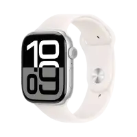 Умные часы Apple Watch Series 10 42 мм GPS, Silver Aluminum Case with Light Blush Sport Band (S/M)