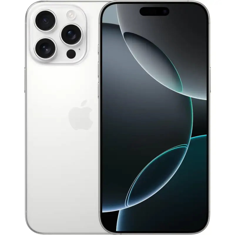 Apple iPhone 16 Pro Max 1TB (nanoSim+eSim), White Titanium smartfoni