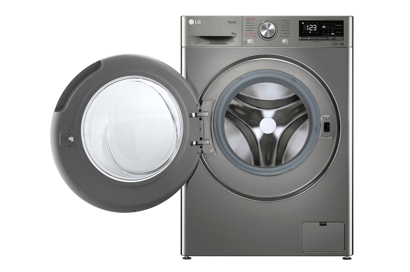 Стиральная машина LG F2V5PS2S, серый