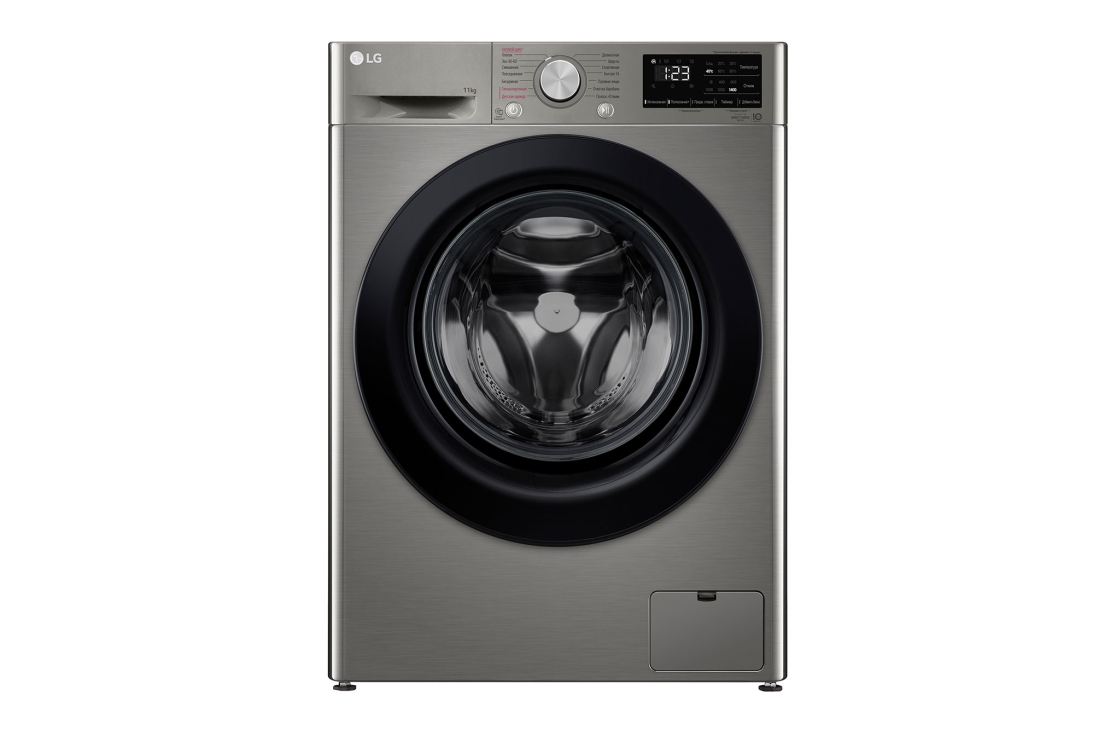 LG f4v3es6s kir yuvish mashinasi, quyuq kulrang