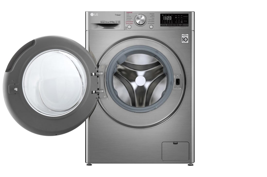 Стиральная машина LG F4V5VG2S, серый