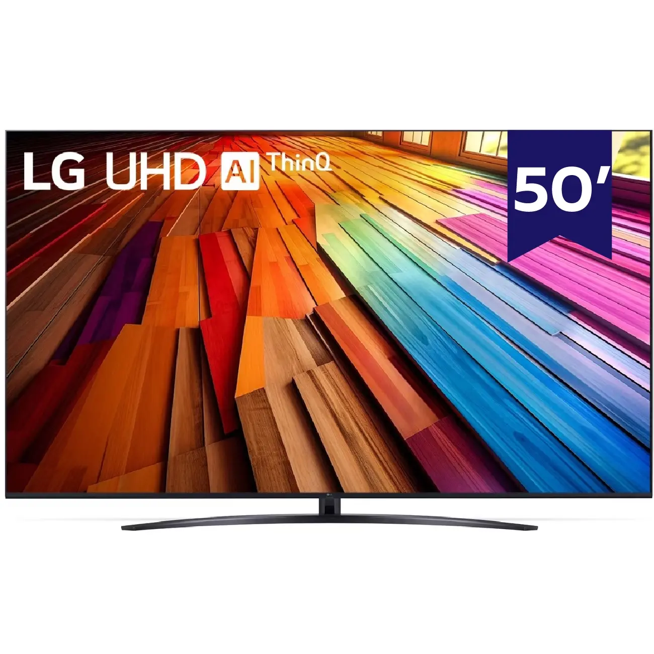 Телевизор LG 50UT80006LA, черный