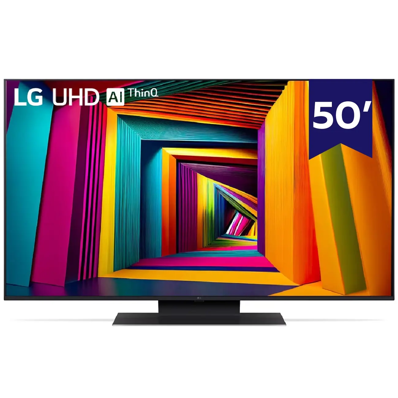 Телевизор LG 50UT91006LA, черный