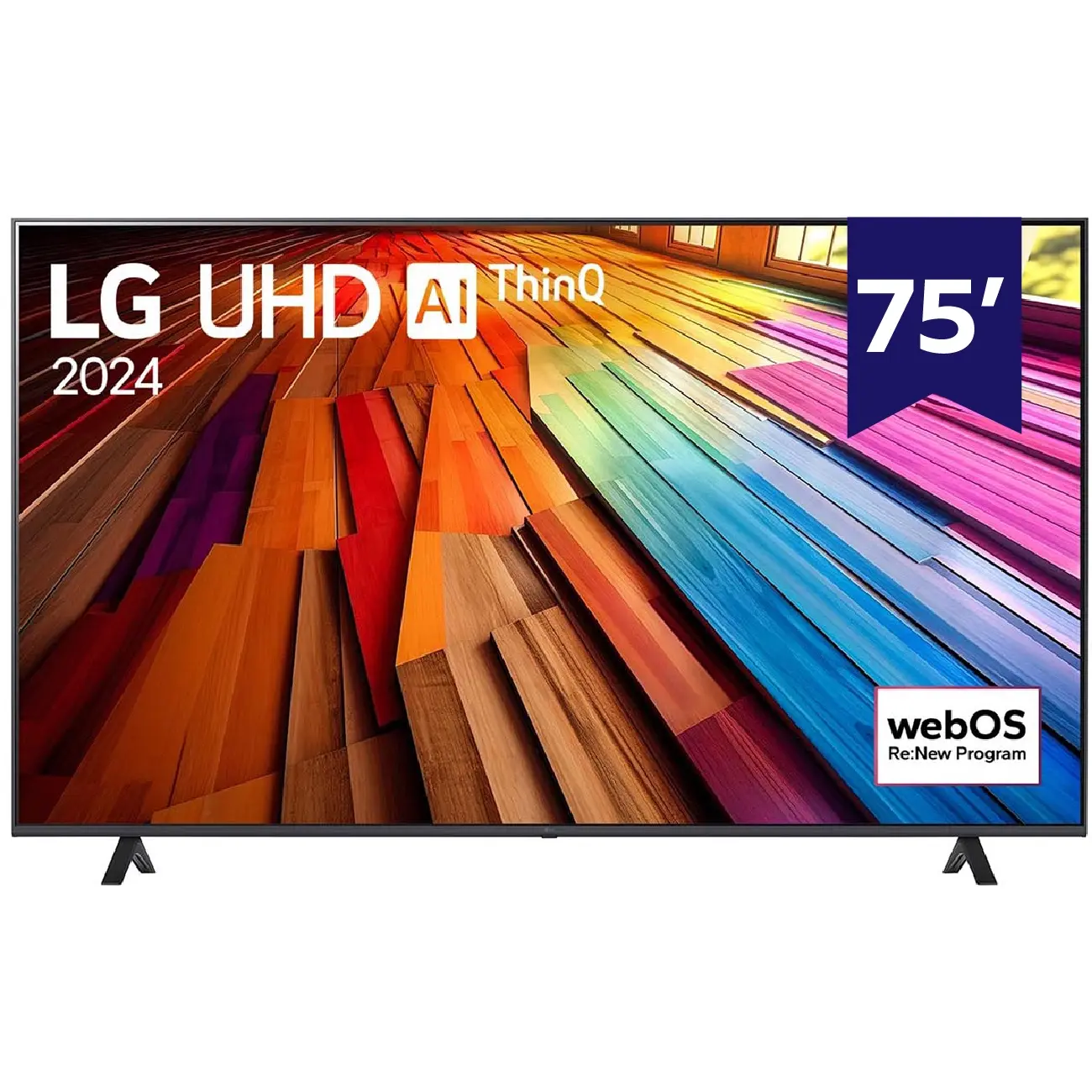 Телевизор LG 75UT81009LB, черный