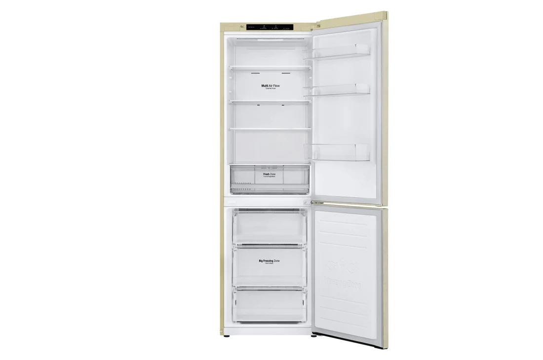 Холодильник LG GC-B459SECL, бежевый