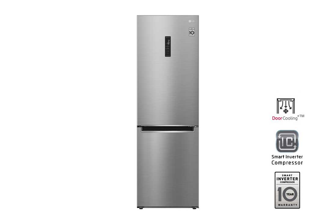 Холодильник LG GC-B459SMUM. серебристый