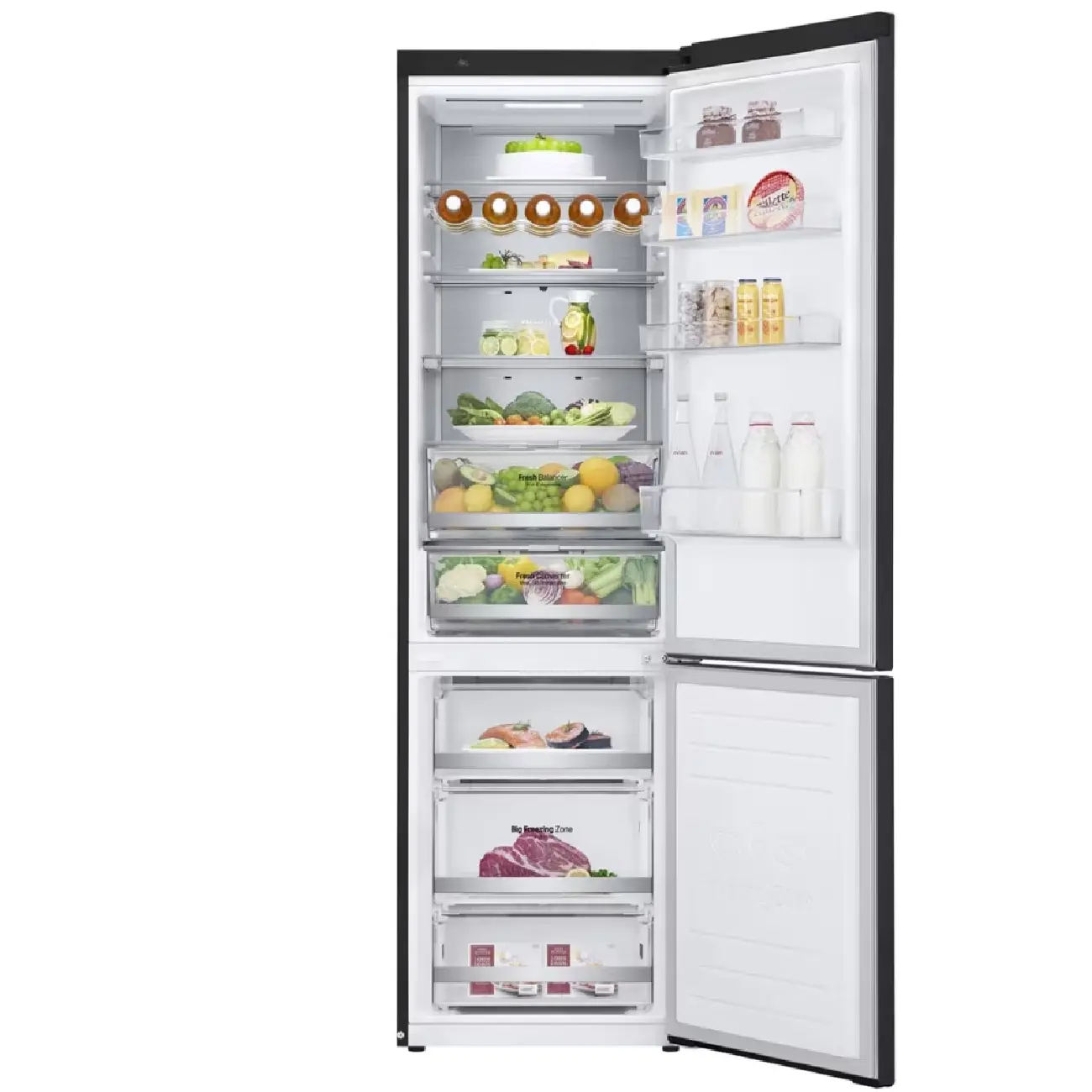 Холодильник LG GC-B509SBUM, черный