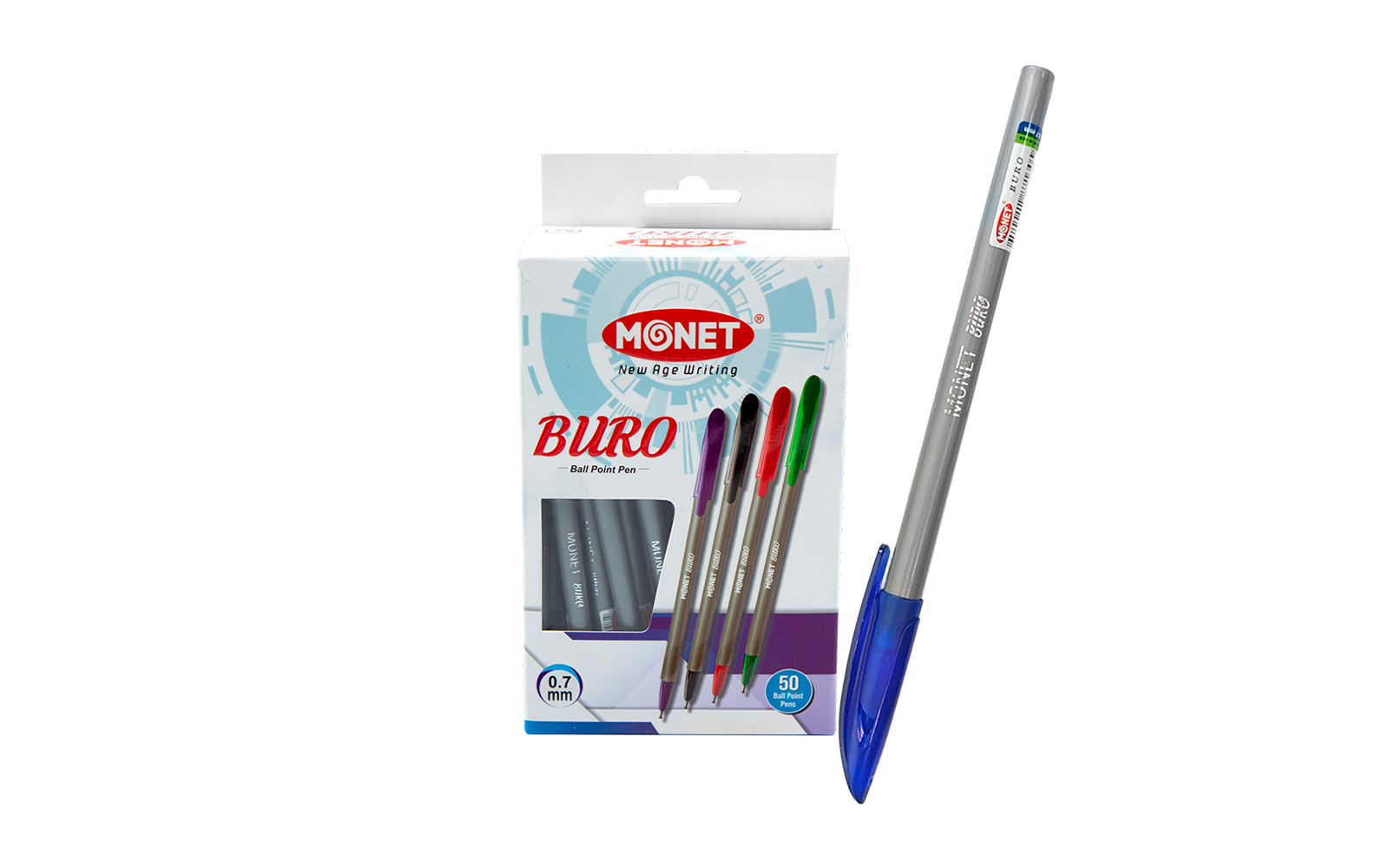 Шариковые ручки Monet Buro 50 шт