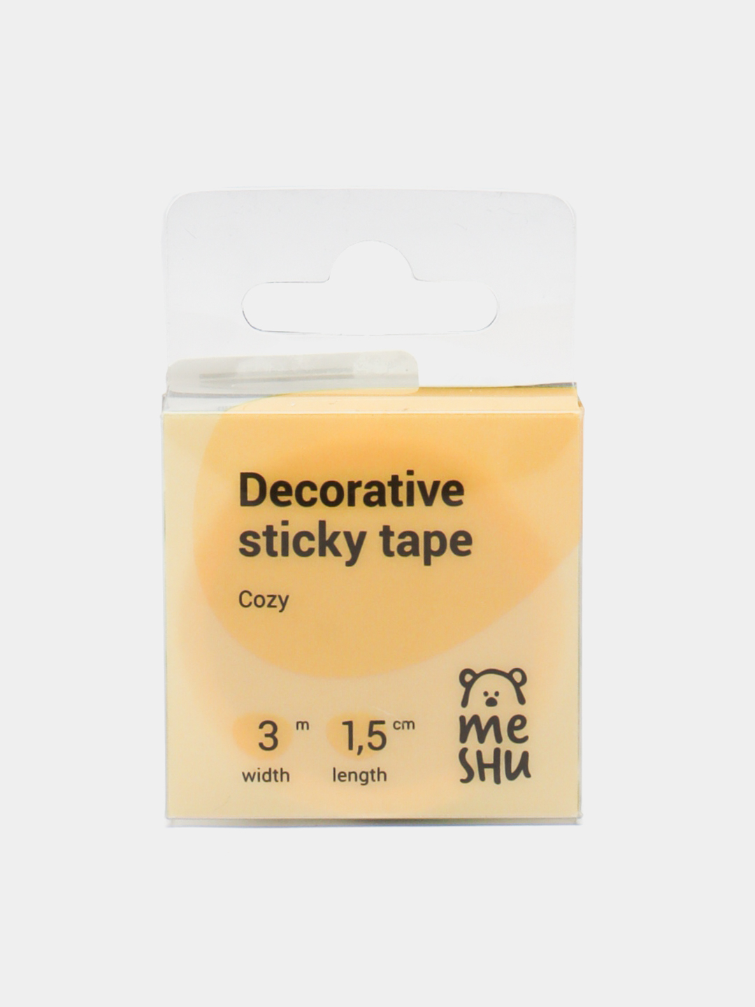 Yopishqoq lenta MESHU "Cozy", 1,5 sm 3 m