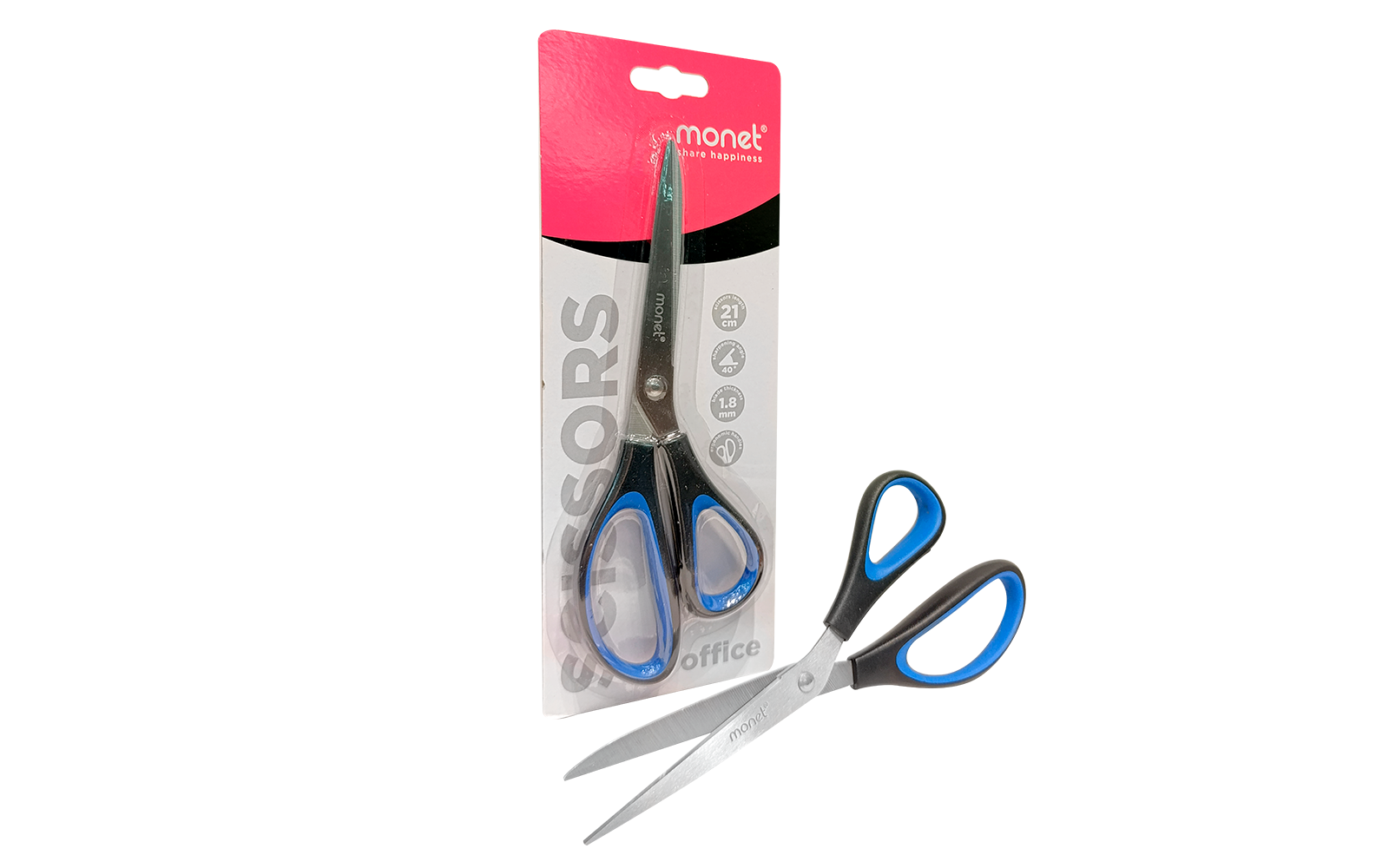 Ножницы MONET ERGONOMIC 7,5 дюйма/19 см 2SC021
