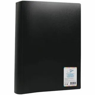 OfficeSpace papkasi "Vita" – 20 ta ichki faylli, A4, 14 mm, 500 mkm, plastik, Black
