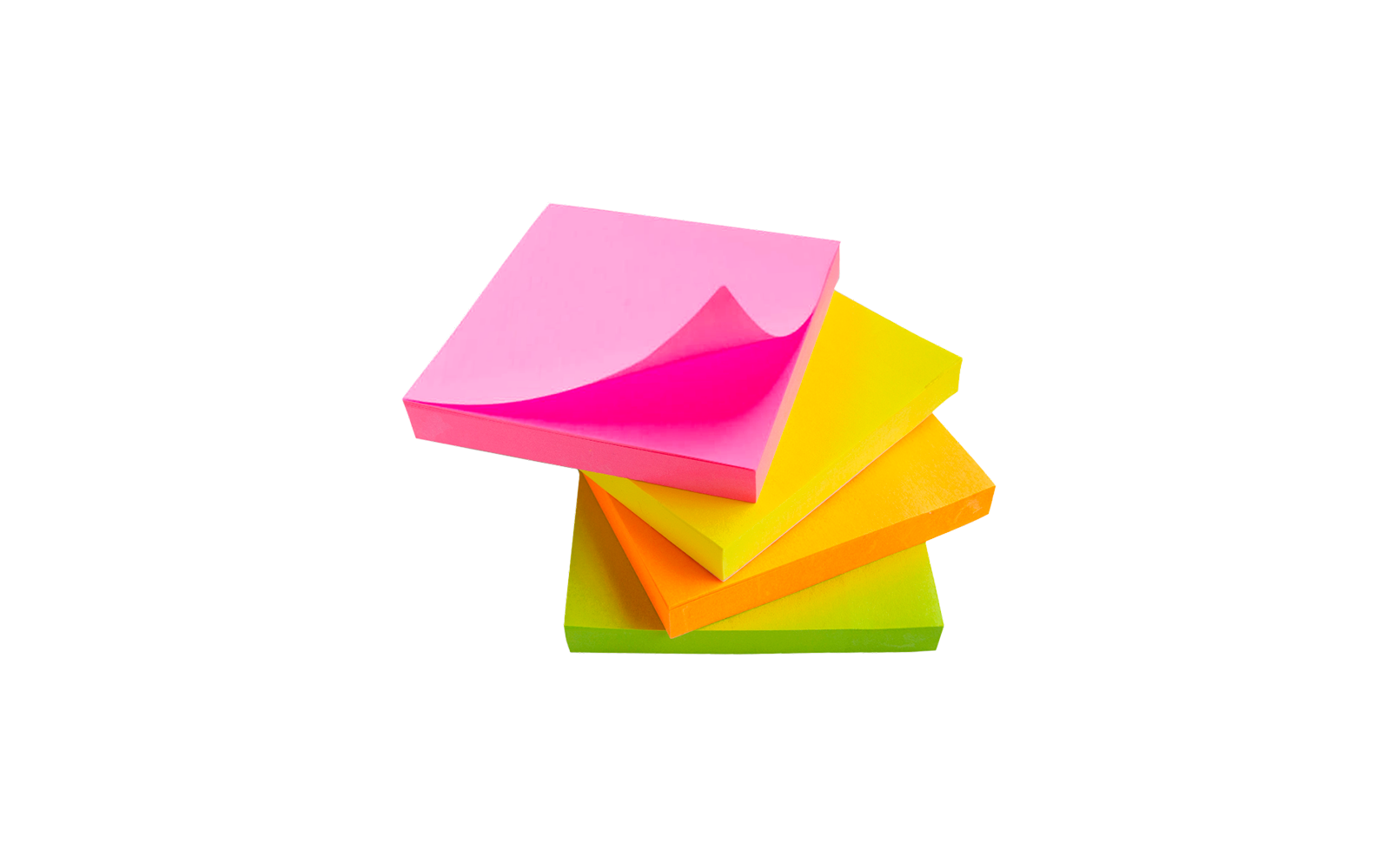 O'z-o'zidan yopishqoq shaklli stikerlar, neon, 5*20 varaq MONET 2SN002 24 dona