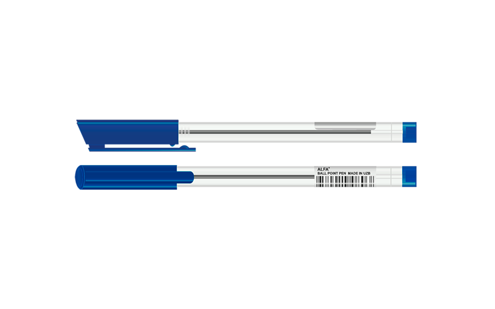 Шариковые ручки AL-607+ 30 шт 1BP029 Blue