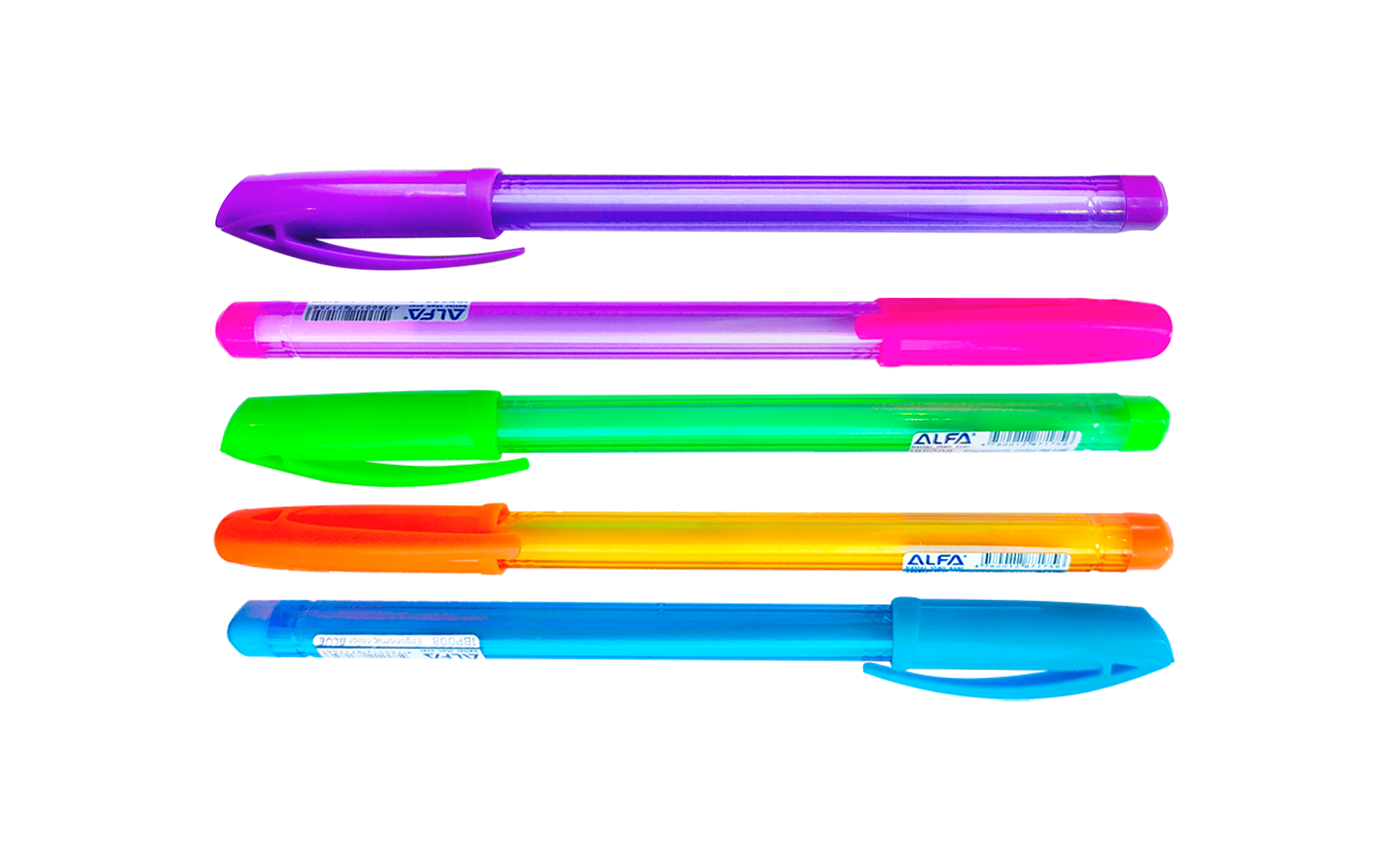 Шариковые ручки Ergonomic Color blue 25 шт  1BP008  Blue