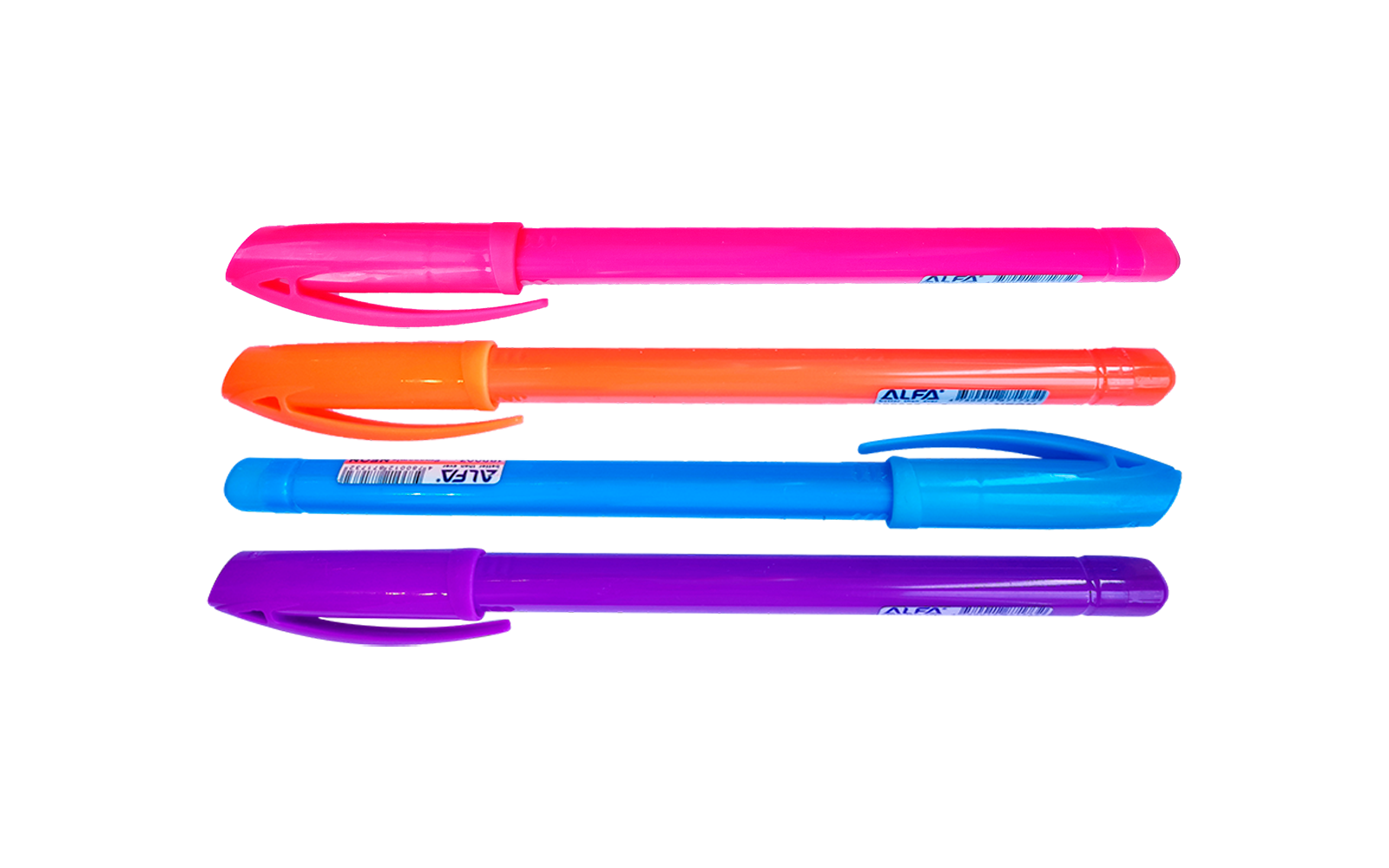 Ergonomik Neon sharikli ruchkalar 25 dona Blue