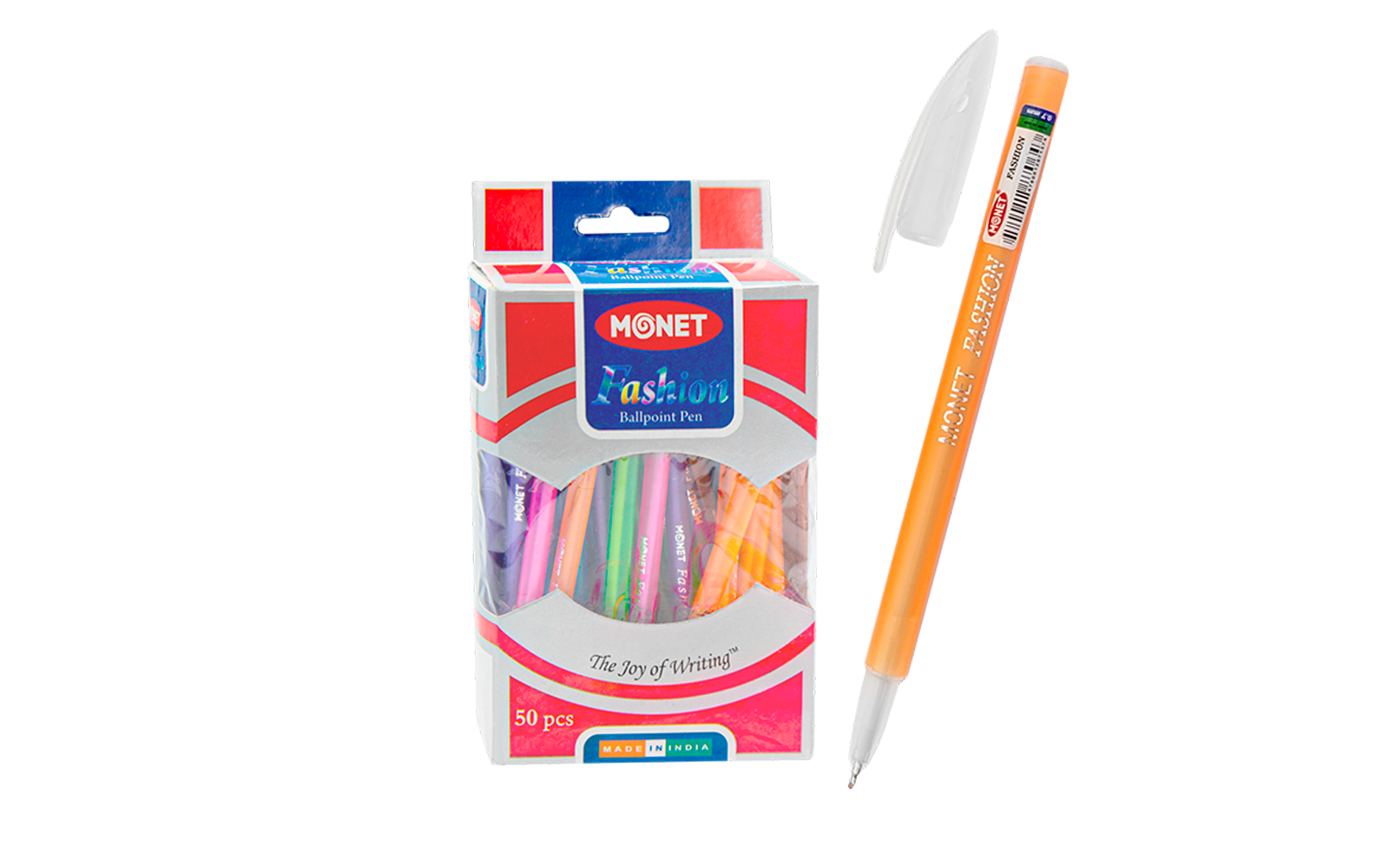 Шариковые ручки MONET FASHION 50 шт Blue