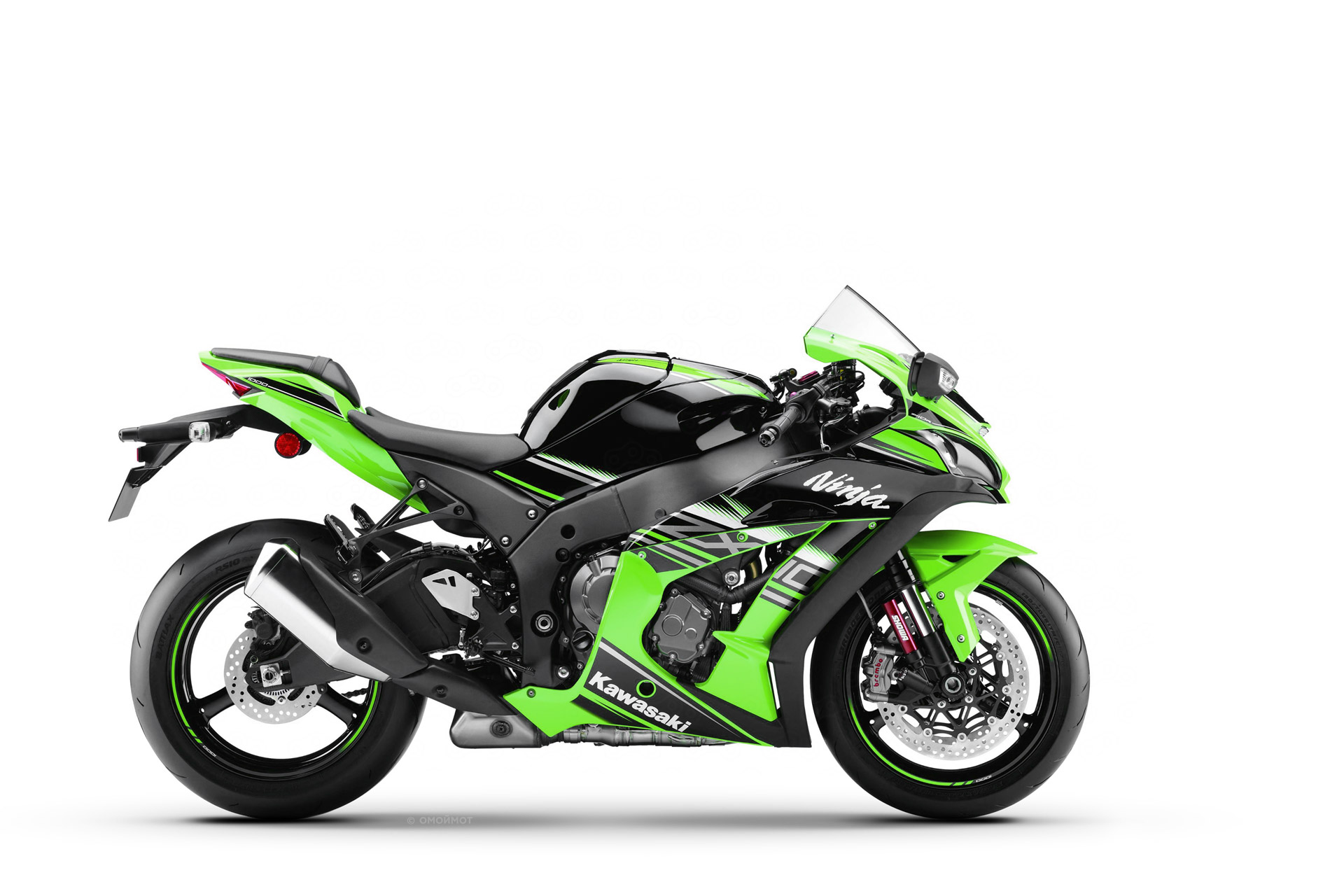 Мотоцикл Kawasaki Ninja ZX-10R с двигателем 998 см3