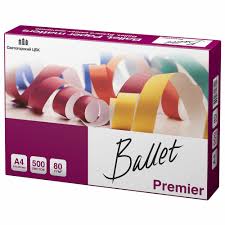 Бумага А4 Ballet Premier 80гр 500л 2 5 кг класс A White