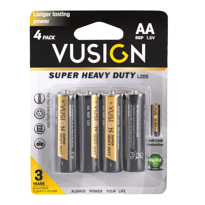 Батарейки AА R6P 1.5V EL203 Deli