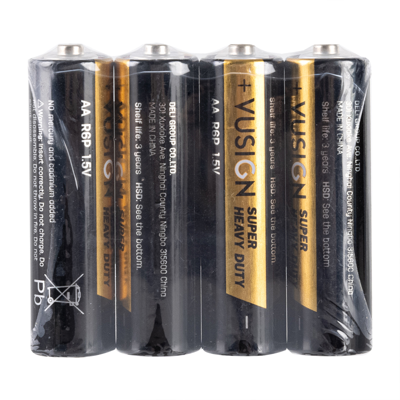 Батарейки AА R6P 1.5V 4шт EL203 Deli