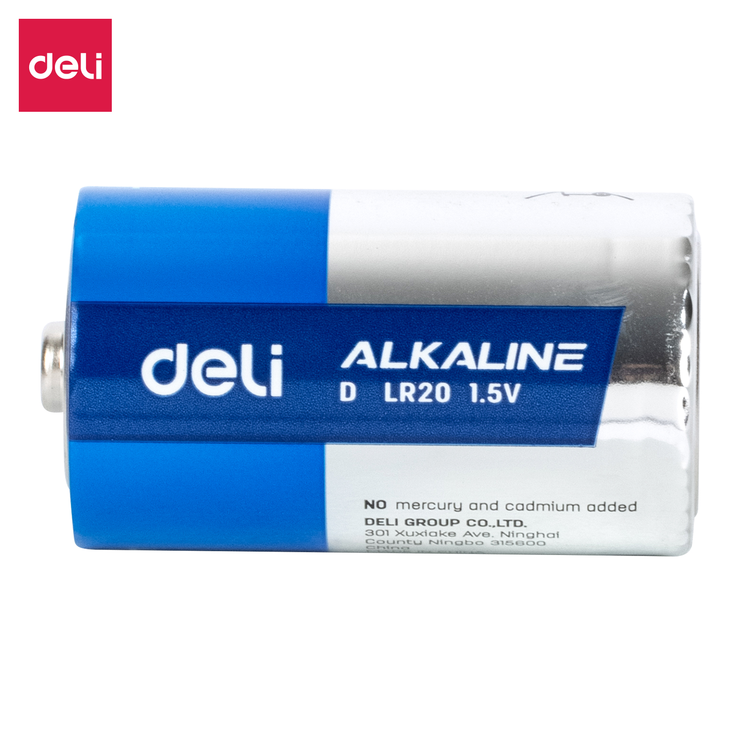 Батарейки D LR20 1.5V 2шт 82910 Deli