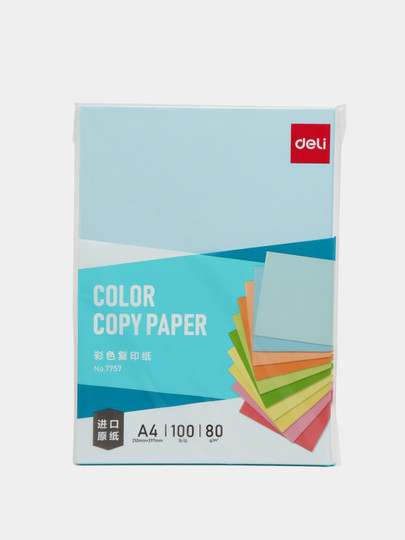 Бумага А4 100л Blue 7757 Deli