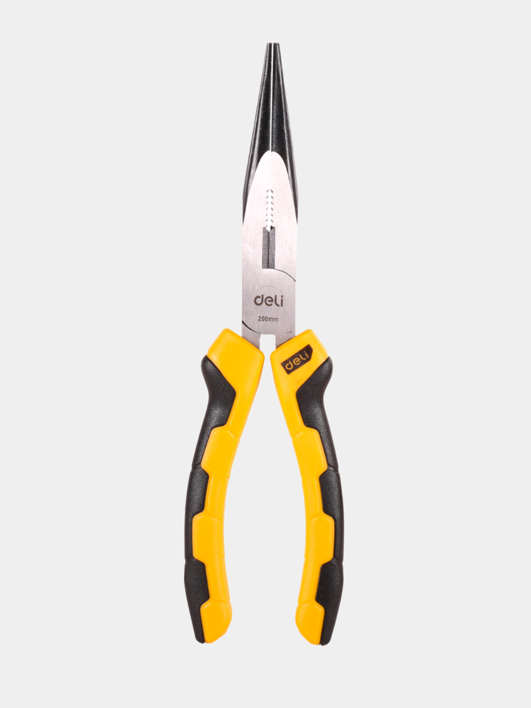 Длинногубцы 8" EDL2108 Deli Yellow-Black