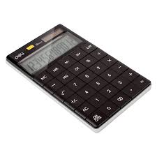 Kalkulyator Touch Black 1589P Deli