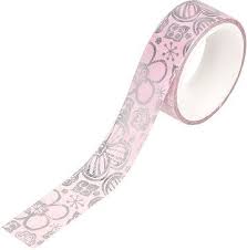 Yopishqoq tasma dekorativ MESHU "Pink elegance" 1 5sm*3м