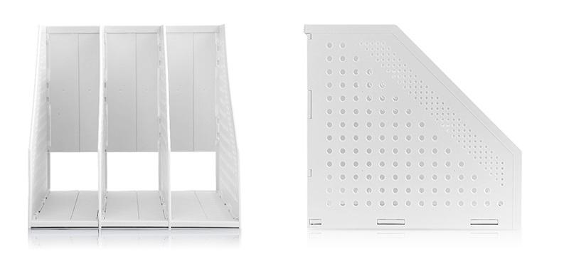 Лоток вертикальный 3 отдела TB506 White Deli
