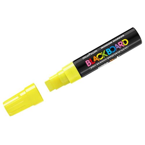 Маркер меловой MunHwa "Black Board Jumbo" Yellow 15мм