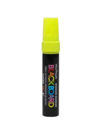 Маркер меловой MunHwa "Black Board Jumbo" Yellow 15мм