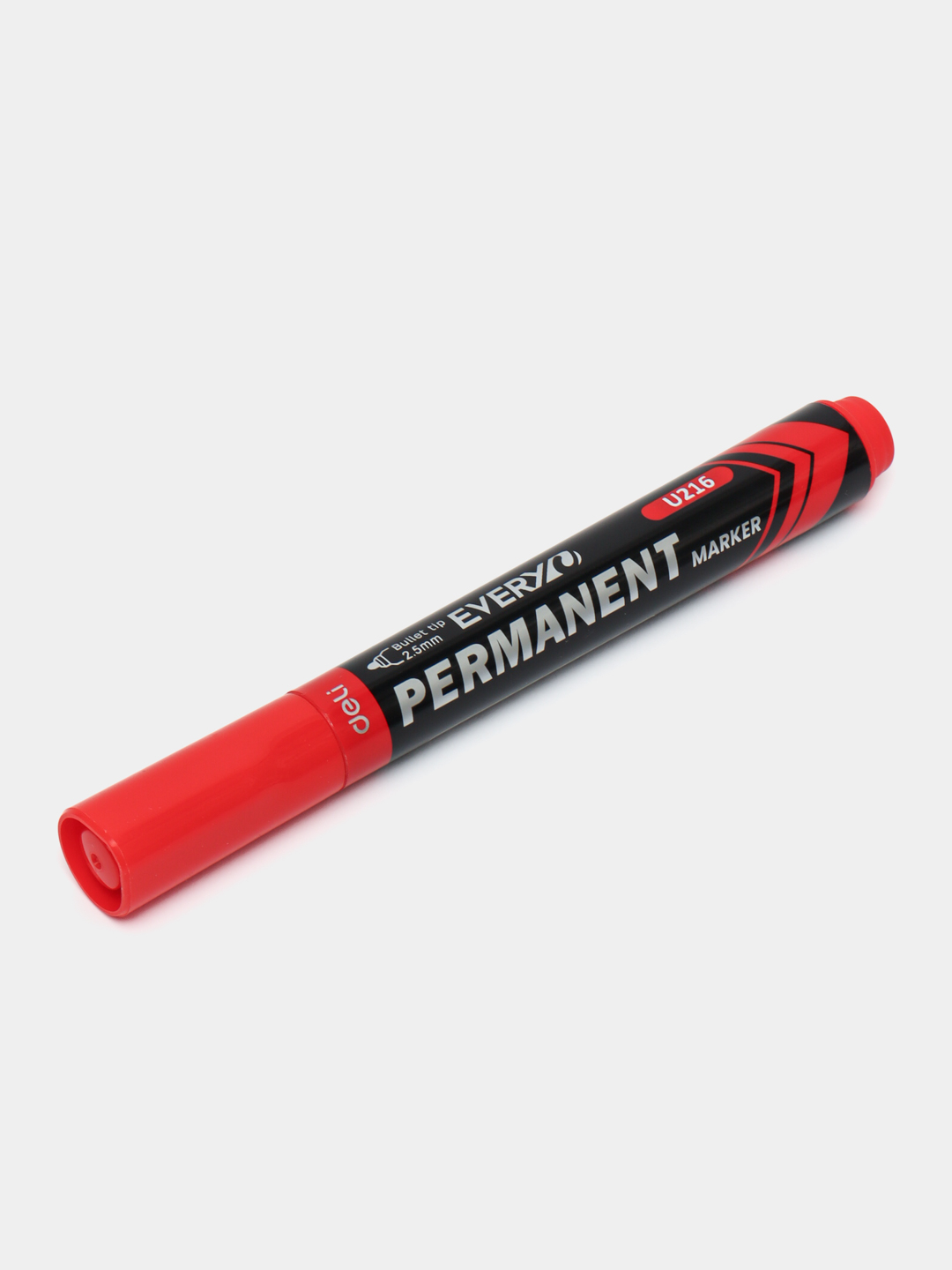 Маркер перманентный Red EU216-RD Deli