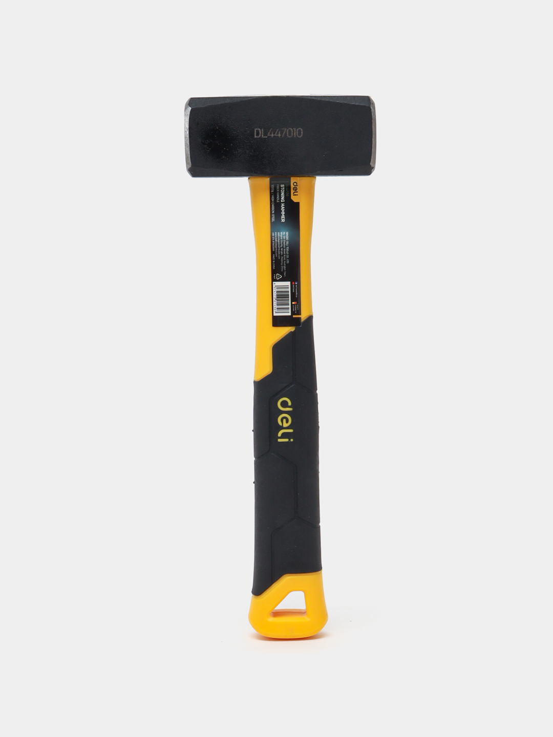 Молоток для камня 1кг EDL447010 Deli Yellow-Black