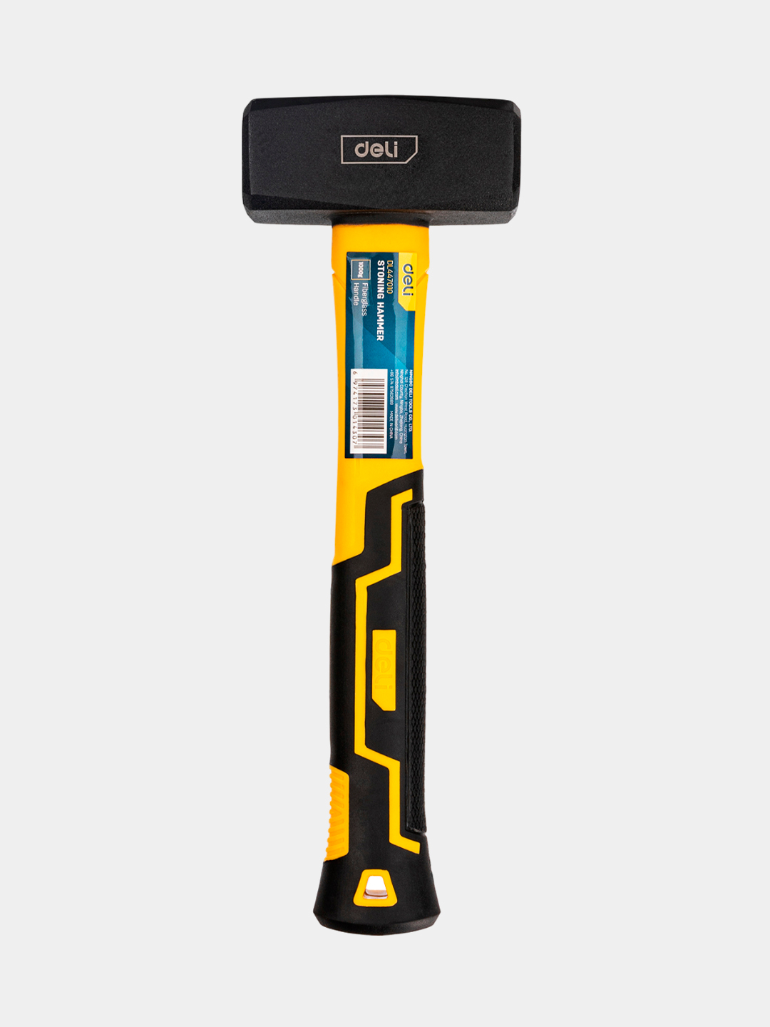 Молоток для камня 1кг EDL447010 Deli Yellow-Black