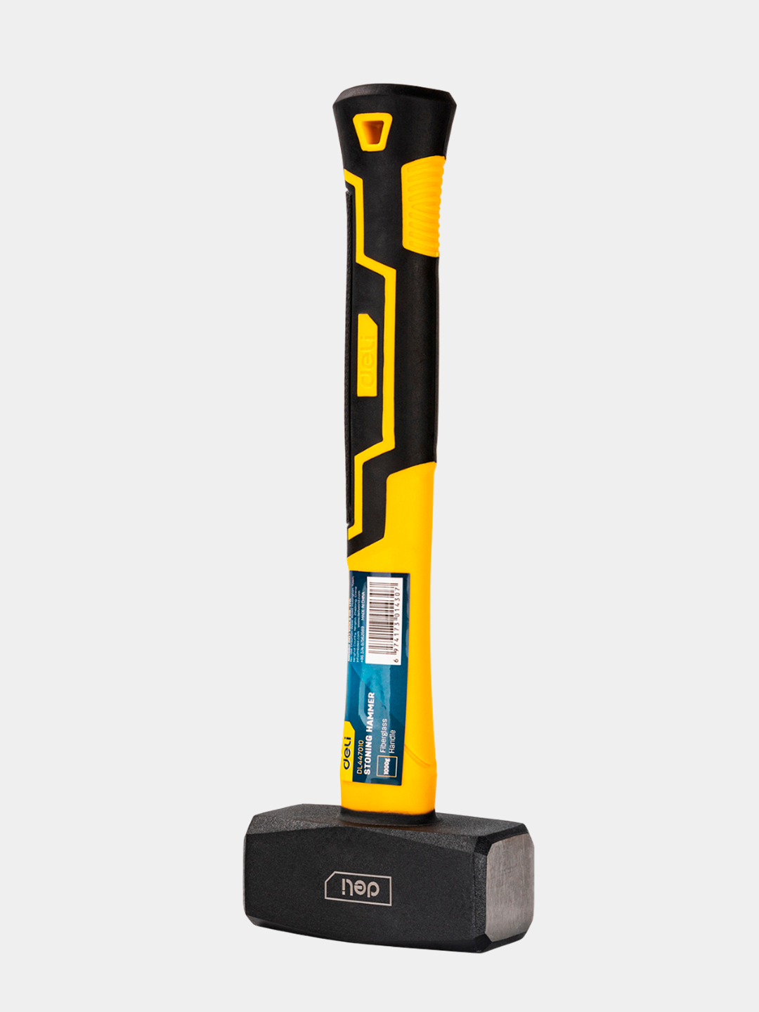 Молоток для камня 1кг EDL447010 Deli Yellow-Black
